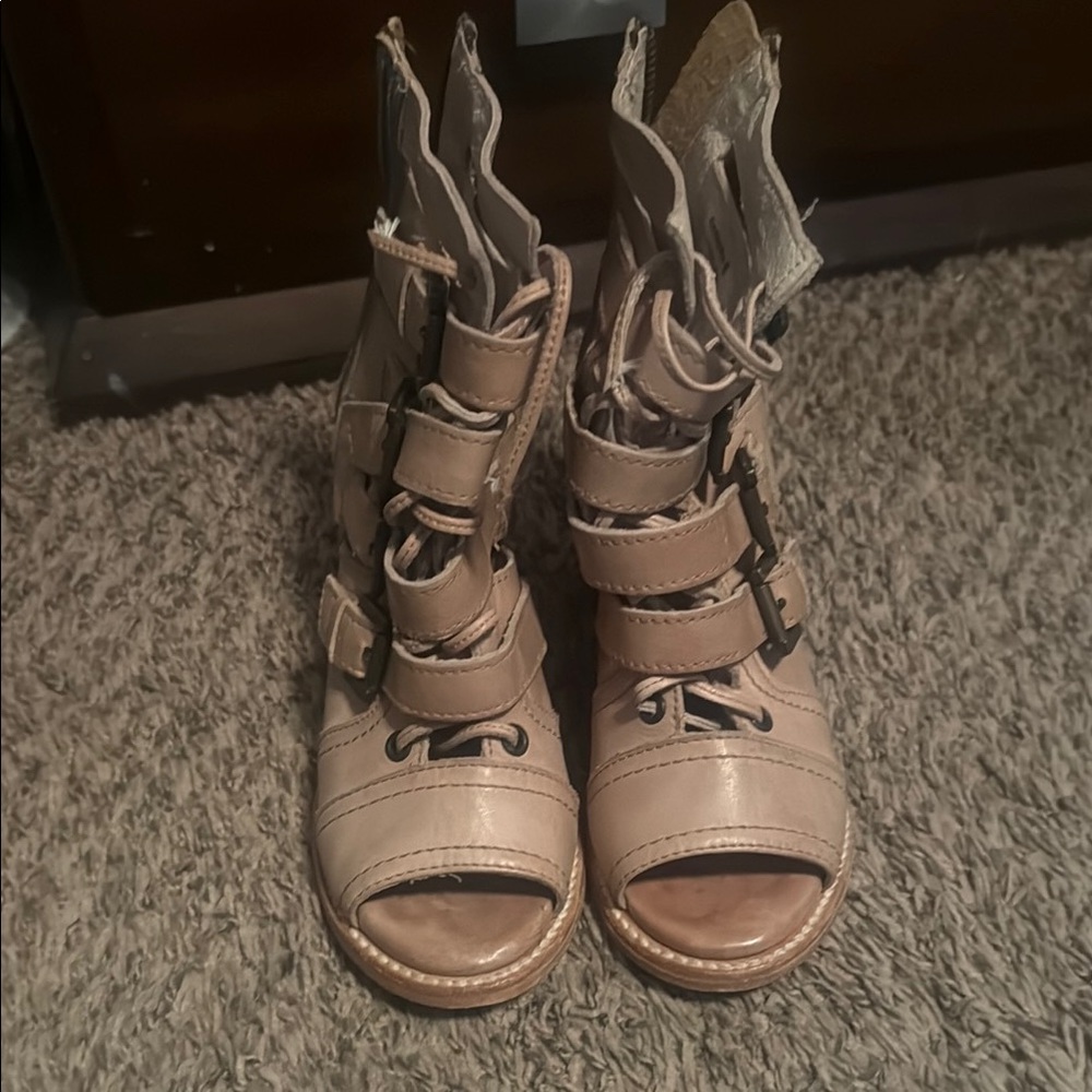 Freebird by Steven Tan Ankle Boots with Chunky Sole